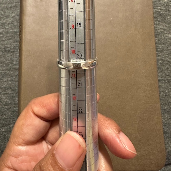 Zebra Calcite 925 Silver Plated Ring - Picture 7 of 8